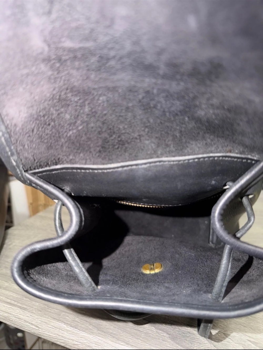 Coach Vintage Mini Leather Backpack in Black - Picture 8 of 8